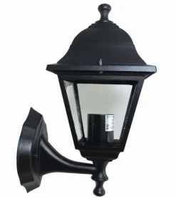 Außenleuchten Antik|Außenwandleuchten*Lido Rustikale Wandleuchte Außen Schwarz E27 IP44 Garten Haus