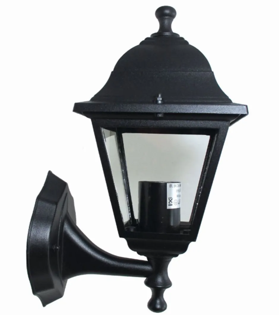 Außenleuchten Antik|Außenwandleuchten*Lido Rustikale Wandleuchte Außen Schwarz E27 IP44 Garten Haus