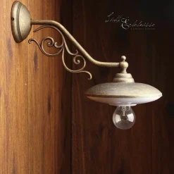 Giovanni Battista Rustikale Wandleuchte E27 Marte Weiß< Wandleuchten|Esszimmer Lampen