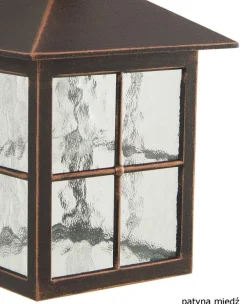 Außenleuchten Antik|Gartenlaternen*SU-MA Rustikale Wegeleuchte Schwarz 180-280cm IP43 E27