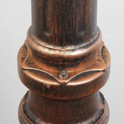 Easylight Rustikaler Kandelaber BREST Kupfer Antik 2 armig E27< Rustikale Lampen|Wegeleuchten