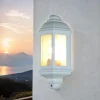 Rustikale Lampen|Maritime Lampen*Searchlight Schiffslampe Außenleuchte Wand Laterne flach weiß