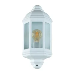 Rustikale Lampen|Maritime Lampen*Searchlight Schiffslampe Außenleuchte Wand Laterne flach weiß