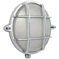 Außenwandleuchten|Lampen Aus Aller Welt*Laura Suardi Schiffslampe LED verchromtes Messing IP54 SIRENA