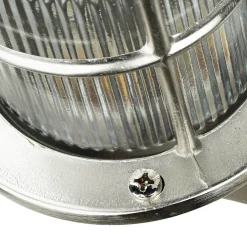 Lido Schiffslampe Messing in Nickel Außen Hof Balkon< Rustikale Lampen|Metall Lampen