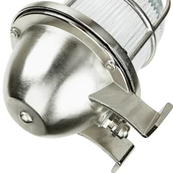 Lido Schiffslampe Messing in Nickel Außen Hof Balkon< Rustikale Lampen|Metall Lampen