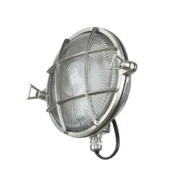 Lido Schiffsleuchte Außen Messing Riffelglas IP64 Haus< Außenwandleuchten|Rustikale Lampen