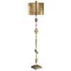 Elstead Schirm Stehlampe Gold 170 cm Wohnzimmer GENEVOTE< Moderne Lampen|Wohnzimmerlampen