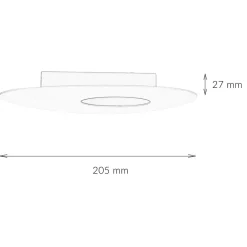 Nowodvorski Schlichte Deckenlampe Metall Modern GX53 dekorativ< Deckenleuchten|Flurlampen