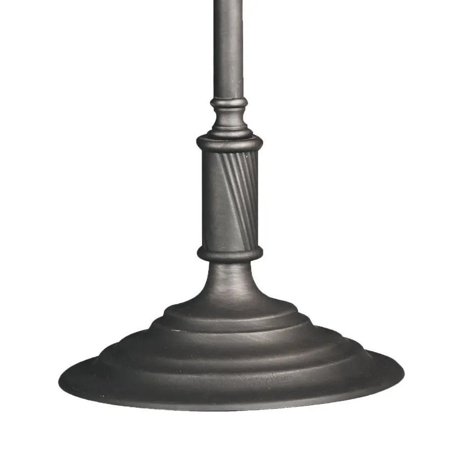 Schreibtischlampen|Glaslampen*Giovanni Battista Schreibtischlampe 40 cm Messing Glas Rustikal verstellbar