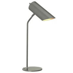 Tischlampen|Bürolampen*Elstead Schreibtischlampe LEYRE Grau H:58cm Design Lampe