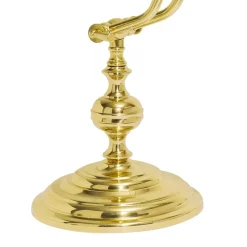 Tischlampen|Badezimmer Lampe*Giovanni Battista Schreibtischlampe Messing poliert 38 cm schwenkbar E14