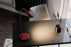 Bürolampen|Schlafzimmer Lampen*By Rydéns Schreibtischlampe Metall 51 cm hoch Dunkelrot GU10
