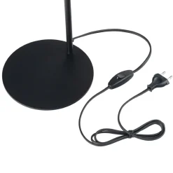 Tischlampen|Bürolampen*TK Lighting Schreibtischlampe Metall 40 cm klein Schwarz verstellbar