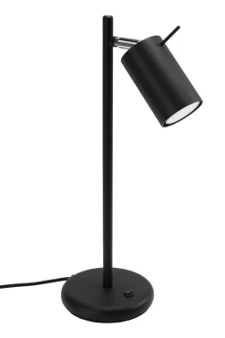 Bürolampen|Moderne Lampen*Sollux Schreibtischlampe Schwarz Metall 43 cm hoch schwenkbar