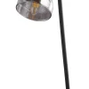 Searchlight Schreibtischlampe verstellbar 42 cm E14 Rauchglas Metall< Bürolampen|Glaslampen