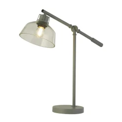 Searchlight Schreibtischlampe verstellbar 56 cm E27 Grau Vintage< Tischlampen|Wandleuchten