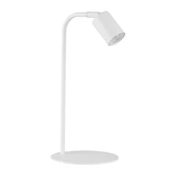 TK Lighting Schreibtischlampe Weiß verstellbar Modern Metall 40 cm< Schreibtischlampen|Bürolampen