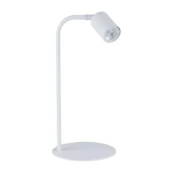 TK Lighting Schreibtischlampe Weiß verstellbar Modern Metall 40 cm< Schreibtischlampen|Bürolampen