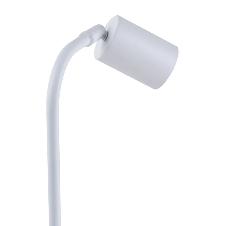 TK Lighting Schreibtischlampe Weiß verstellbar Modern Metall 40 cm< Schreibtischlampen|Bürolampen