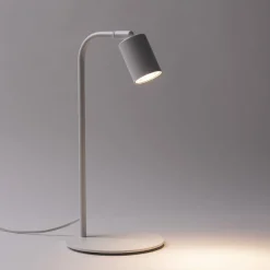 TK Lighting Schreibtischlampe Weiß verstellbar Modern Metall 40 cm< Schreibtischlampen|Bürolampen