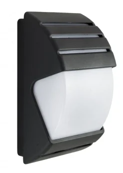 Außenwandleuchten|Metall Lampen*SU-MA Schwarze Außenleuchte IP54 H:30cm blendarm E27