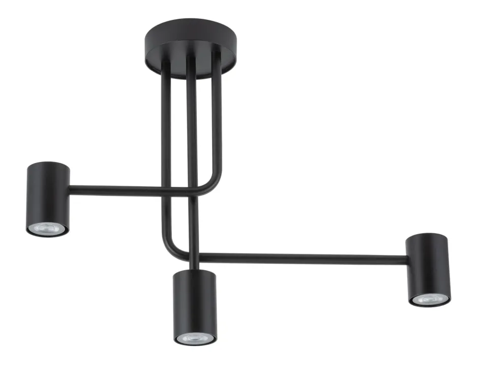 Sigma Schwarze Deckenlampe GU10 Zylinder L:60 cm Metall< Deckenleuchten|Moderne Lampen