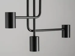 Sigma Schwarze Deckenlampe GU10 Zylinder L:60 cm Metall< Deckenleuchten|Moderne Lampen