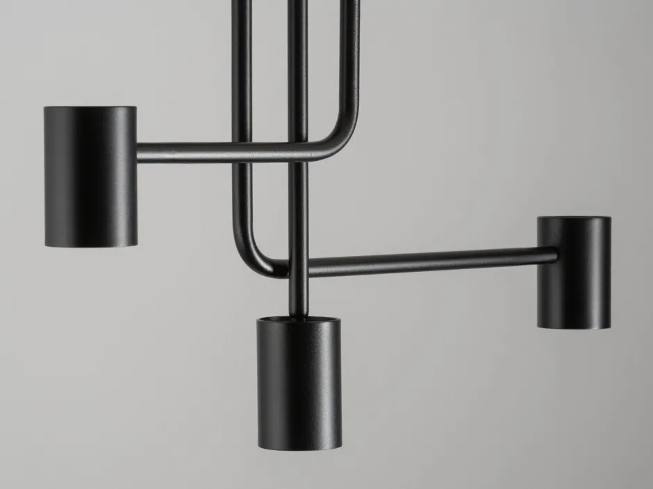 Sigma Schwarze Deckenlampe GU10 Zylinder L:60 cm Metall< Deckenleuchten|Moderne Lampen