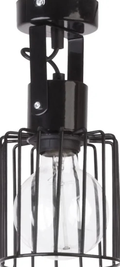 Sigma Schwarze Deckenleuchte verstellbar offener Schirm< Spots|Wandleuchten