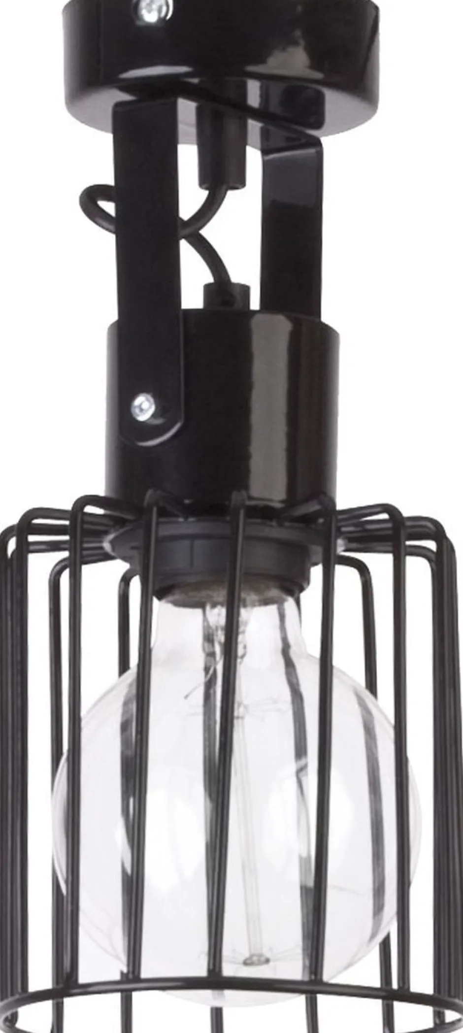 Sigma Schwarze Deckenleuchte verstellbar offener Schirm< Spots|Wandleuchten