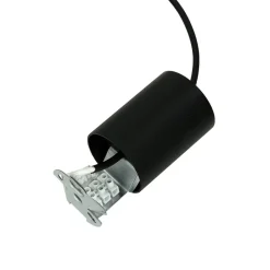 Moderne Lampen|Designerlampen*Nowodvorski Schwarze Hängelampe Metall Zylinder G9 schmal