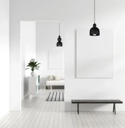 Belis Schwarze Hängelampe Metall Loft Design E27 B:17 cm rund< Hängelampen|Bürolampen