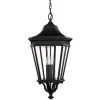 Außenleuchten Antik|Gartenlaternen*Elstead Schwarze Hängeleuchte Alu Glas verstellbar Rustikal