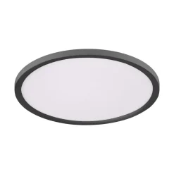 Just Light Schwarze LED Deckenlampe dimmbar Ø40 cm Fernbedienung< Deckenleuchten|Flurlampen