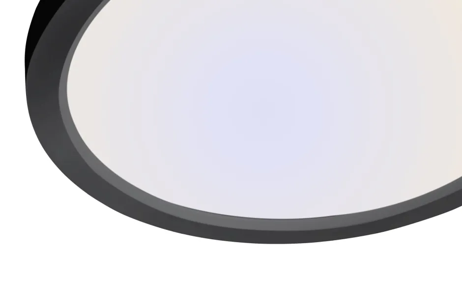 Just Light Schwarze LED Deckenlampe dimmbar Ø40 cm Fernbedienung< Deckenleuchten|Flurlampen