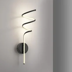 Just Light Schwarze LED Wandleuchte Metall warmweiß 3000 K 2330 lm< Led Lampen|Wandleuchten