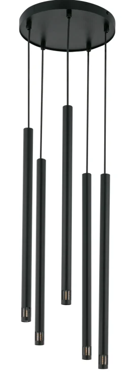 Sigma Schwarze Pendelleuchte Metall G9 Zylinder elegant< Hängelampen|Moderne Lampen