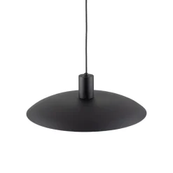 Hängelampen|Bürolampen*TK Lighting Schwarze Pendelleuchte Metall Ø41 cm rund E27 Loft