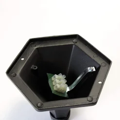 Rustikale Lampen|Wegeleuchten*Easylight Schwarze Stehleuchte Außen ROM H:105cm E27 Laterne