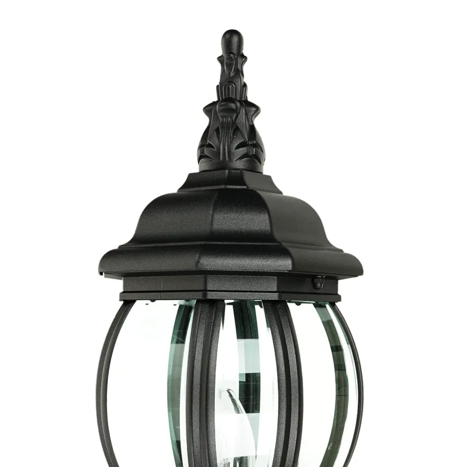 Easylight Schwarze Wand Außen Lampe rustikal regenfest BREST< Rustikale Lampen|Rustikale Außenleuchten