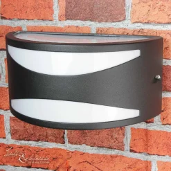 Lido Schwarze Wandlampe für Außen aus Aluminium LIMNOS< Außenwandleuchten|Moderne Lampen