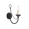 Elstead Schwarze Wandlampe Metall Rustikal elegant GOTICA 1< Wandleuchten|Rustikale Lampen