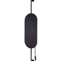 Flurlampen|Wandleuchten*Nowodvorski Schwarze Wandleuchte mit Schalter G9 dekorativ