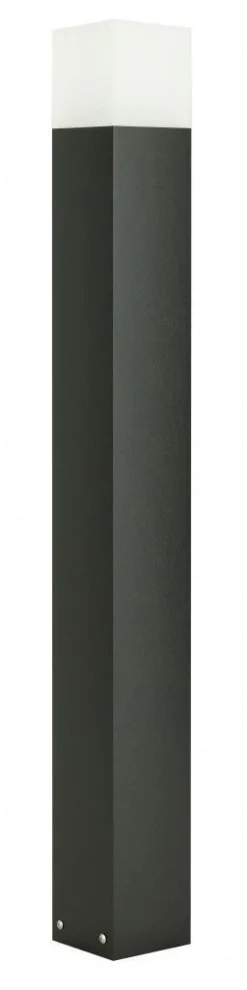 SU-MA Schwarze Wegeleuchte 100 cm IP44 blendarm eckig< Wegeleuchten|Moderne Außenleuchten