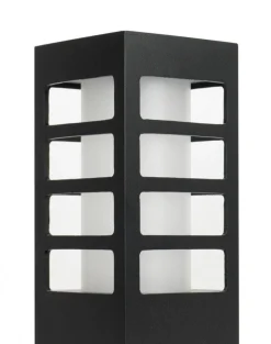 Moderne Außenleuchten|Wegeleuchten*SU-MA Schwarze Wegeleuchte 50cm wetterfest IP54 E27