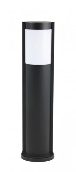 Moderne Außenleuchten|Wegeleuchten*SU-MA Schwarze Wegeleuchte oval 65 cm außen E27 CANDO