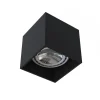 Küchenlampen|Spots*Nowodvorski Schwarzer Aufbauspot eckig B:12,5cm GU10 Metall kompakt