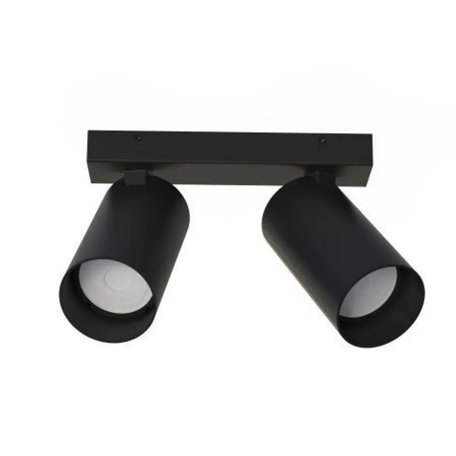Nowodvorski Schwarzer Deckenspot COLENE B:5,5-20cm Modern 2x GU10< Deckenleuchten|Flurlampen
