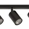 Wohnzimmerlampen|Küchenlampen*Sigma Schwarzer Deckenspot Metall GU10 38 cm klein flexibel